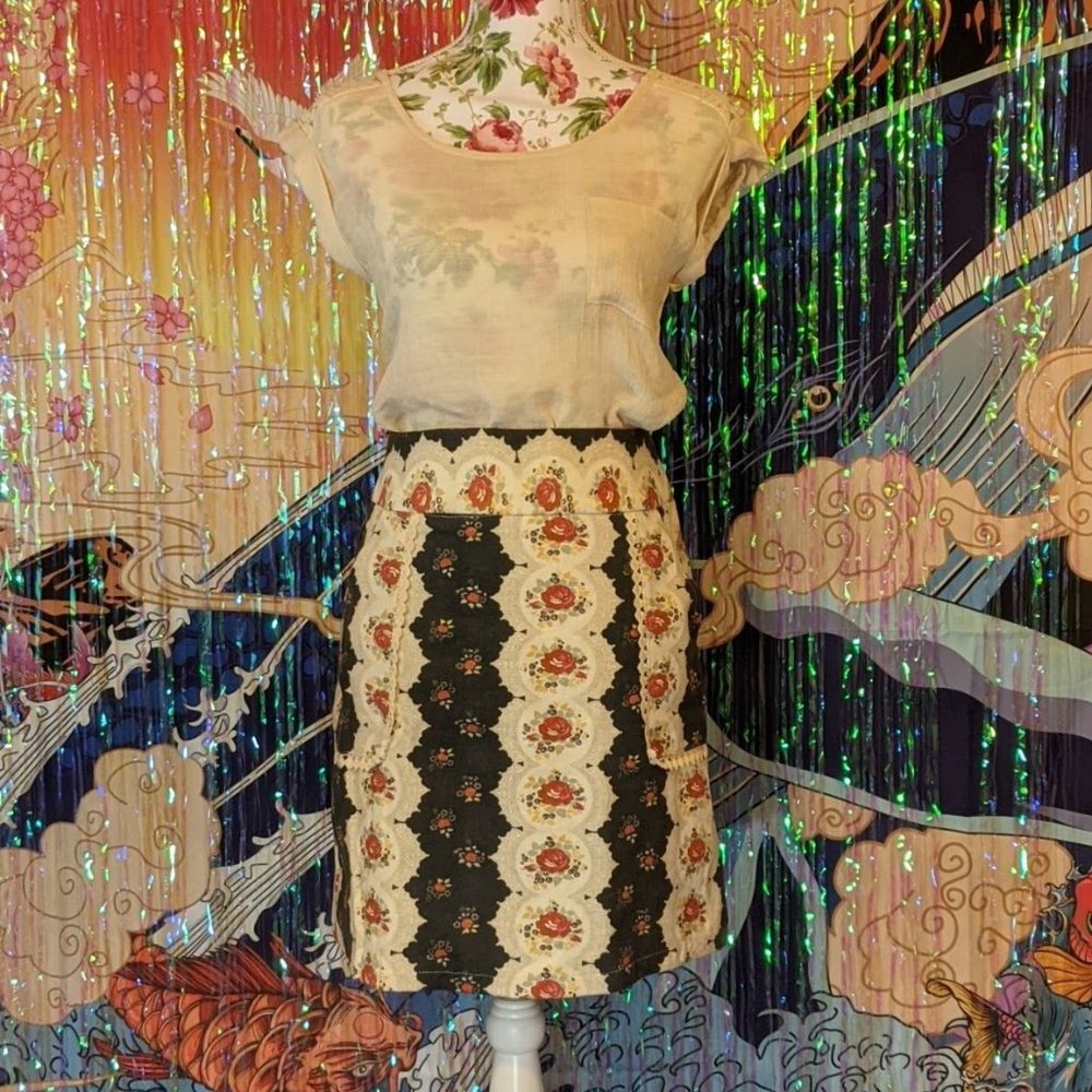 Anthropologie Mine Lace Back Top - Size S - Picture 2 of 10